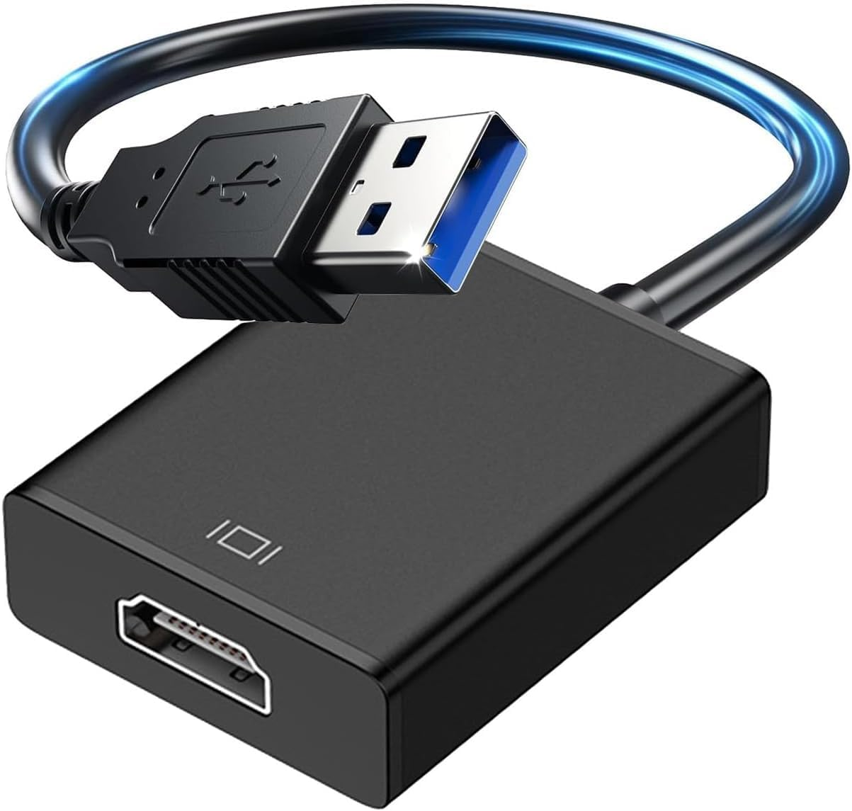 USB to HDMI Adapter, Vrythn USB 3.0/2.0 to HDMI 1080P Video Cable Converter with Audio for PC Laptop Projector HDTV Compatible with Windows XP 7/8/8.1/10 image number 3