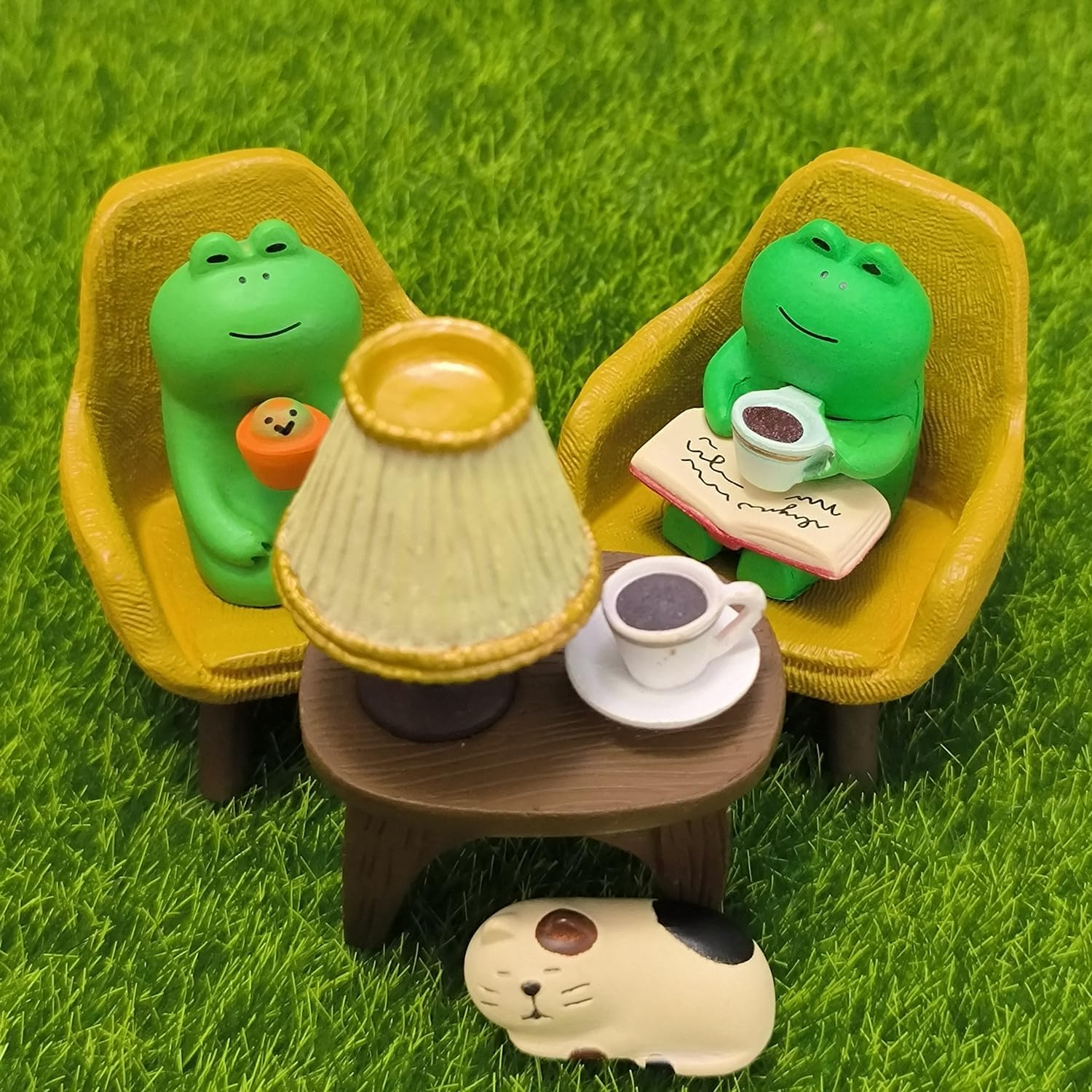 LONCESS Miniature Mermaid Figurines, Mermaid Fairy Garden Accessories for Crafts, Terrarium, Miniature Moss Landscape Decorations, Birthday Cake Decoration Wedding Party Supplies, Ideal Gifts, 4 Pcs