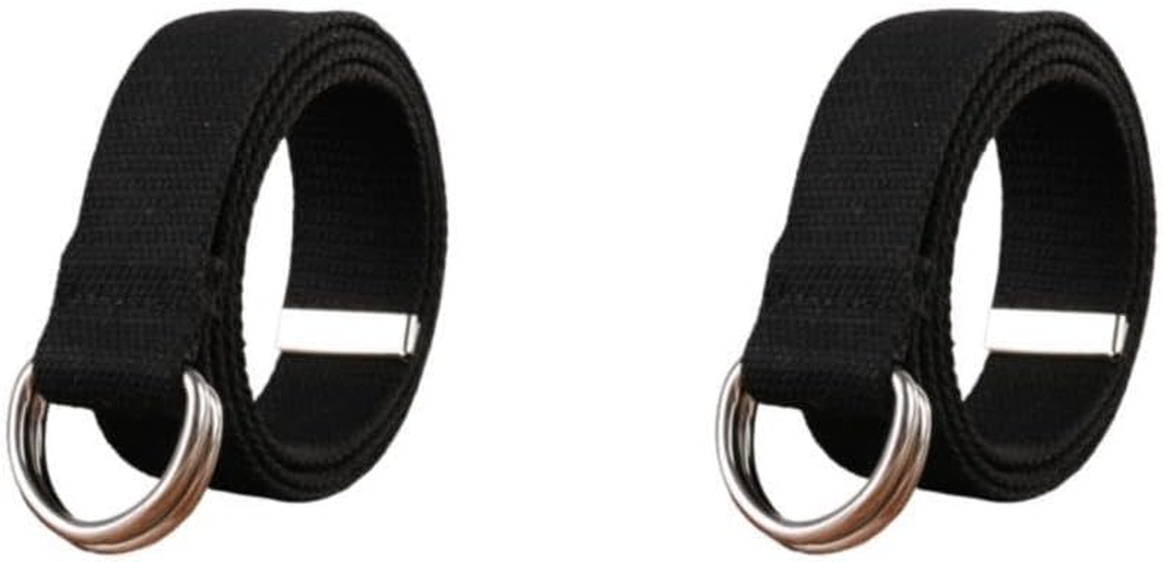 Canvas Metal Waist Belt Men Women Unfading Dual Ring Trimmable Adjustable Stylish Breathable Jeans Belts Waistband