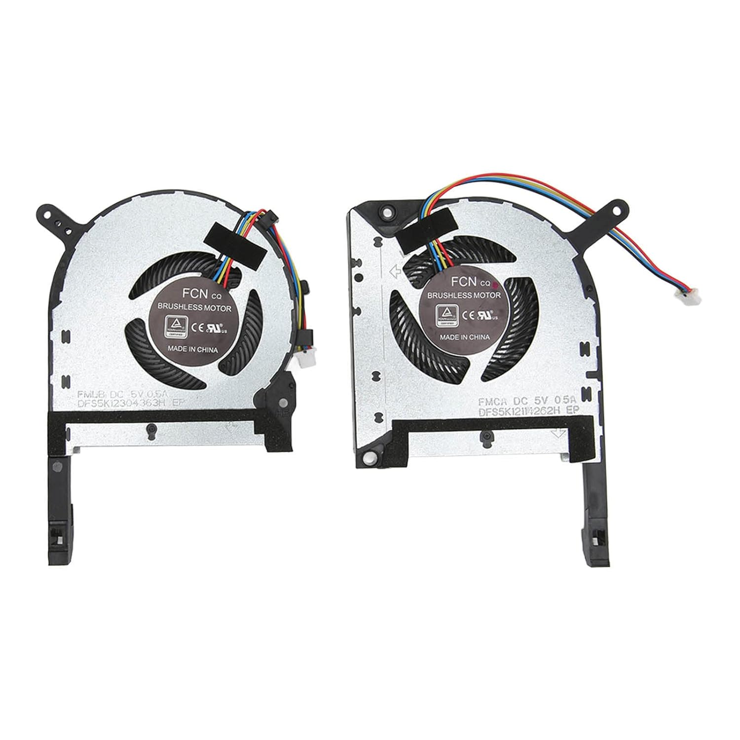Laptop CPU GPU Notebook Cooling Fan for Asus TUF Gaming FX505DU FX505DY FX505GT FX505DD, Replacement Internal Cooler. (CPU and GPU Fan) image number 1