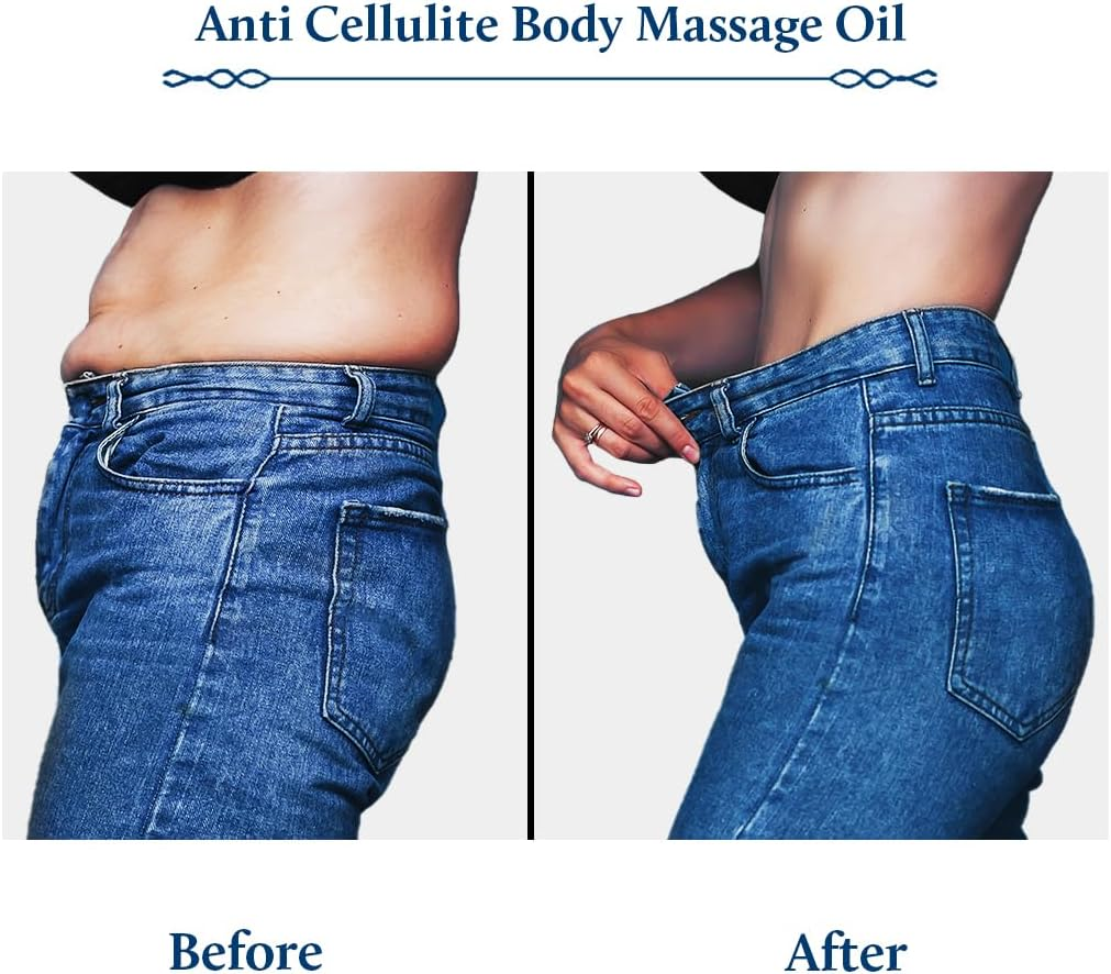 Blue Nectar anti Cellulite Body Massage Oil with Triphala & Tea Tree Essential Oil | Suitable for Women & Men for Skin Hydration (11 Herbs,100Ml) image number 6