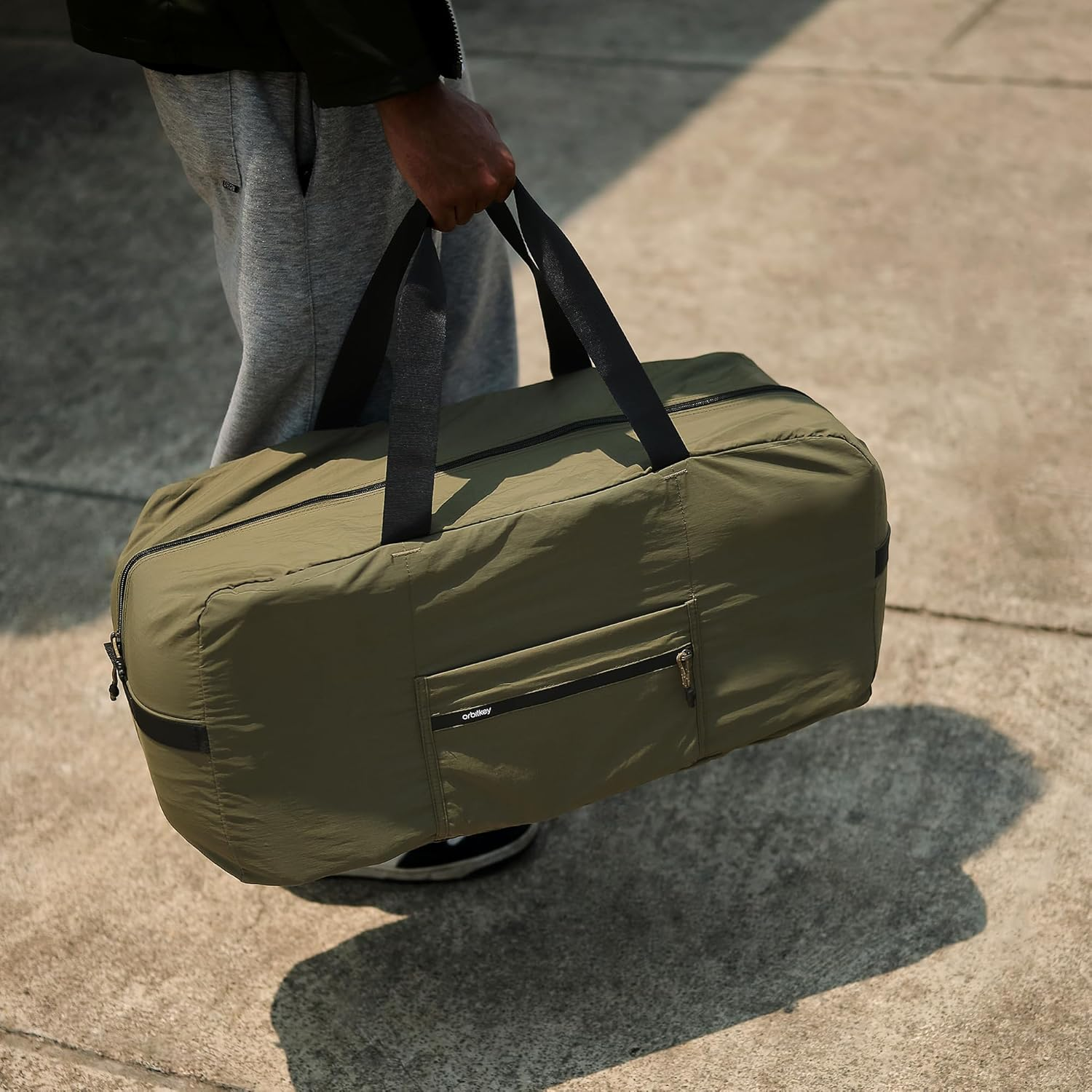 Orbitkey Foldable Duffel (55L) - Olive - Olive image number 6