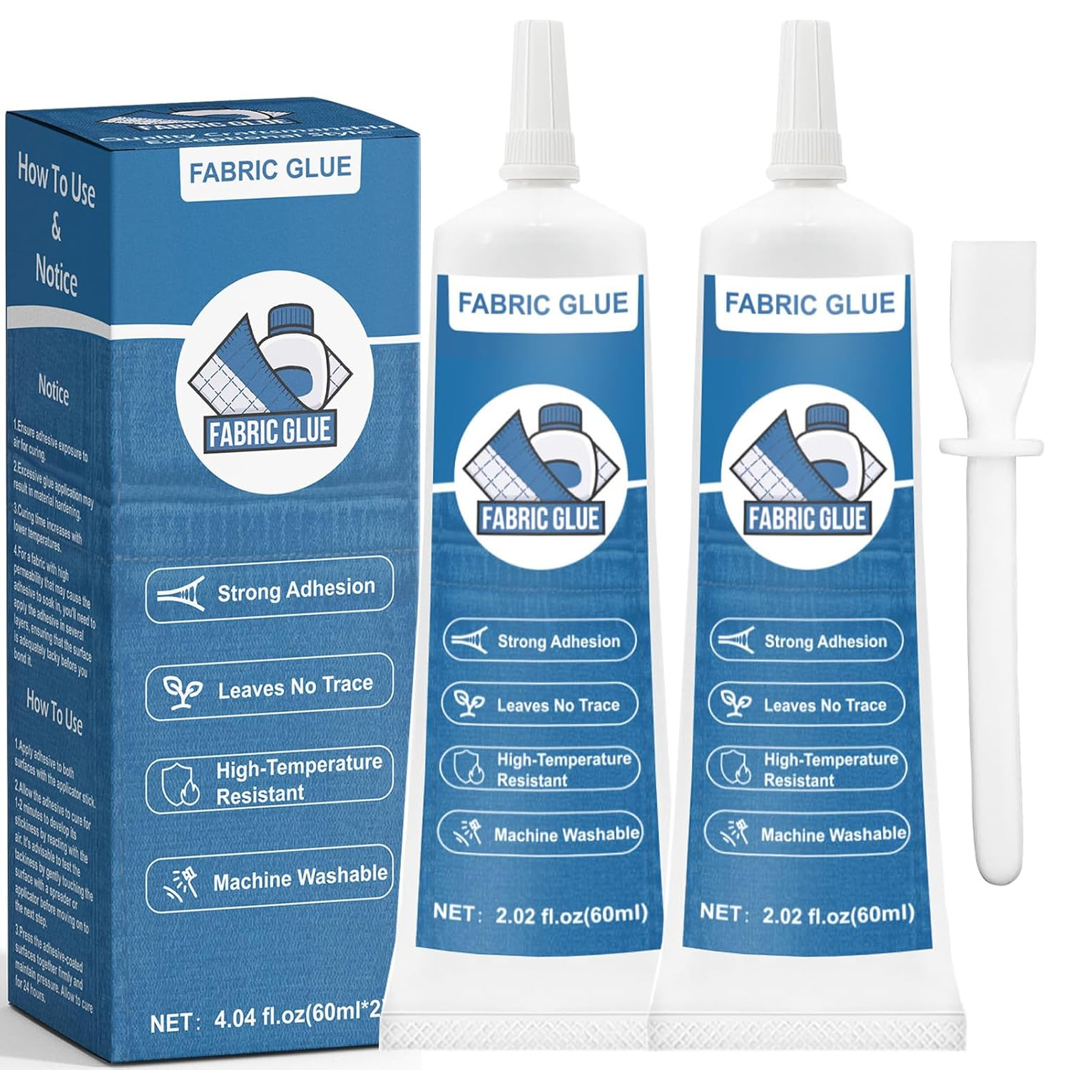 120Ml Fabric Glue for Clothes, No Sew Solution Waterproof Material Glue for Fabric, Fabric Glue for All Fabrics, Cotton, Flannel, Denim, Polyester, Doll Repair, 24 Hours Dry image number 4