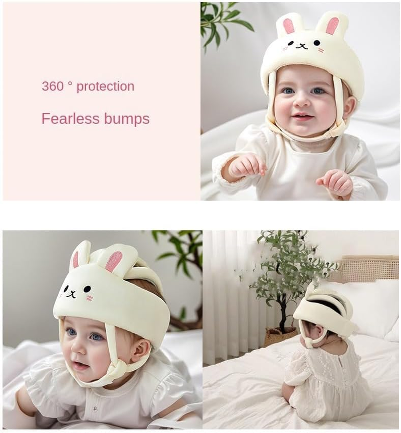 Baby Helmet for Crawling Walking, Breathable Baby Infant Toddler Safety Protective Cap Adjustable Head Cushion Bumper Bonnet for Kid Learning to Walk image number 1
