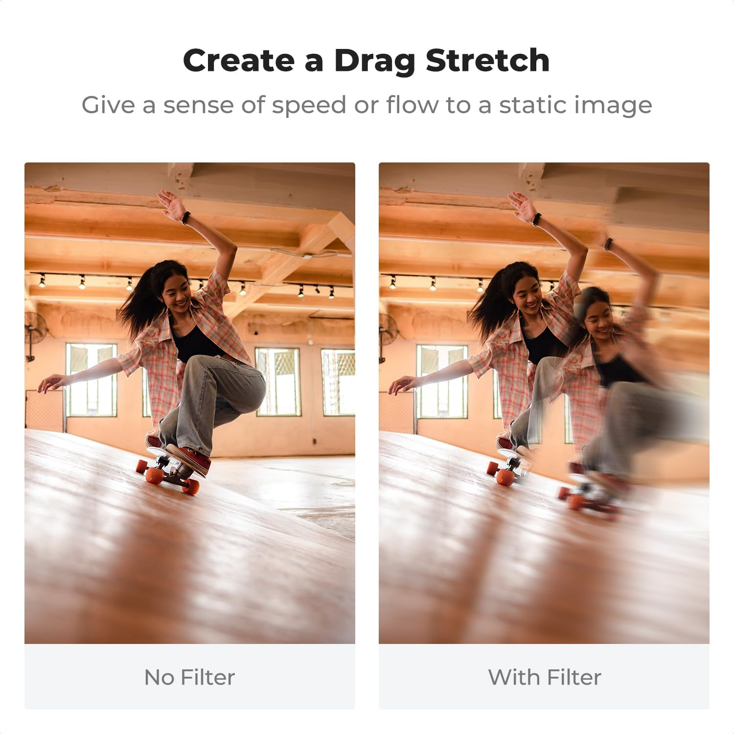 K&F Concept 77Mm Single Motion Blur Effect Filter for Camera Lens Creative Photography, K9 Optical Glass Multiple Refracting Subjects DSLR Accessories image number 6