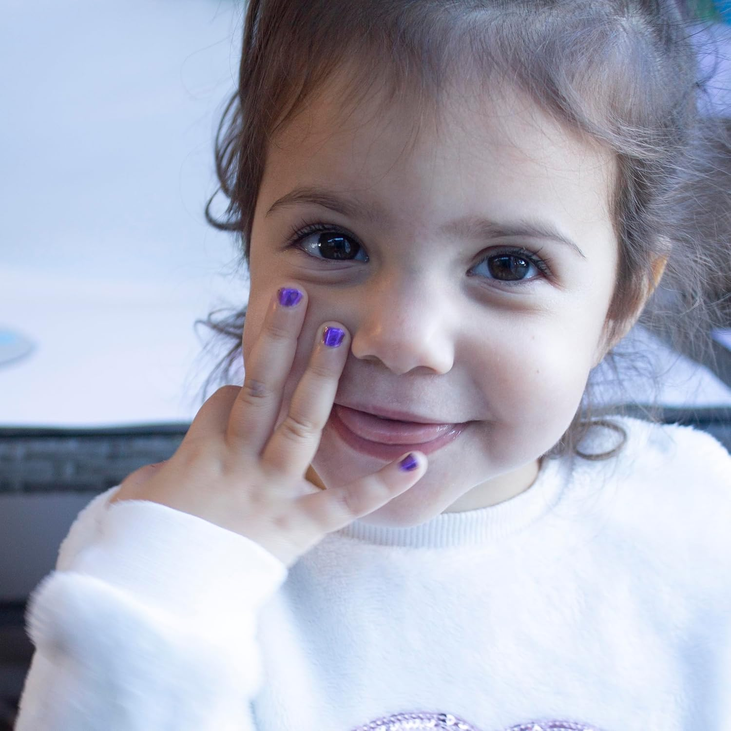 Miss Nella Galactic Unicorn Peel-Off Nail Polish Specially for Kids Purple Peel-Off Formula Non-Toxic, Water Based and Odourless - Abracadabra image number 6