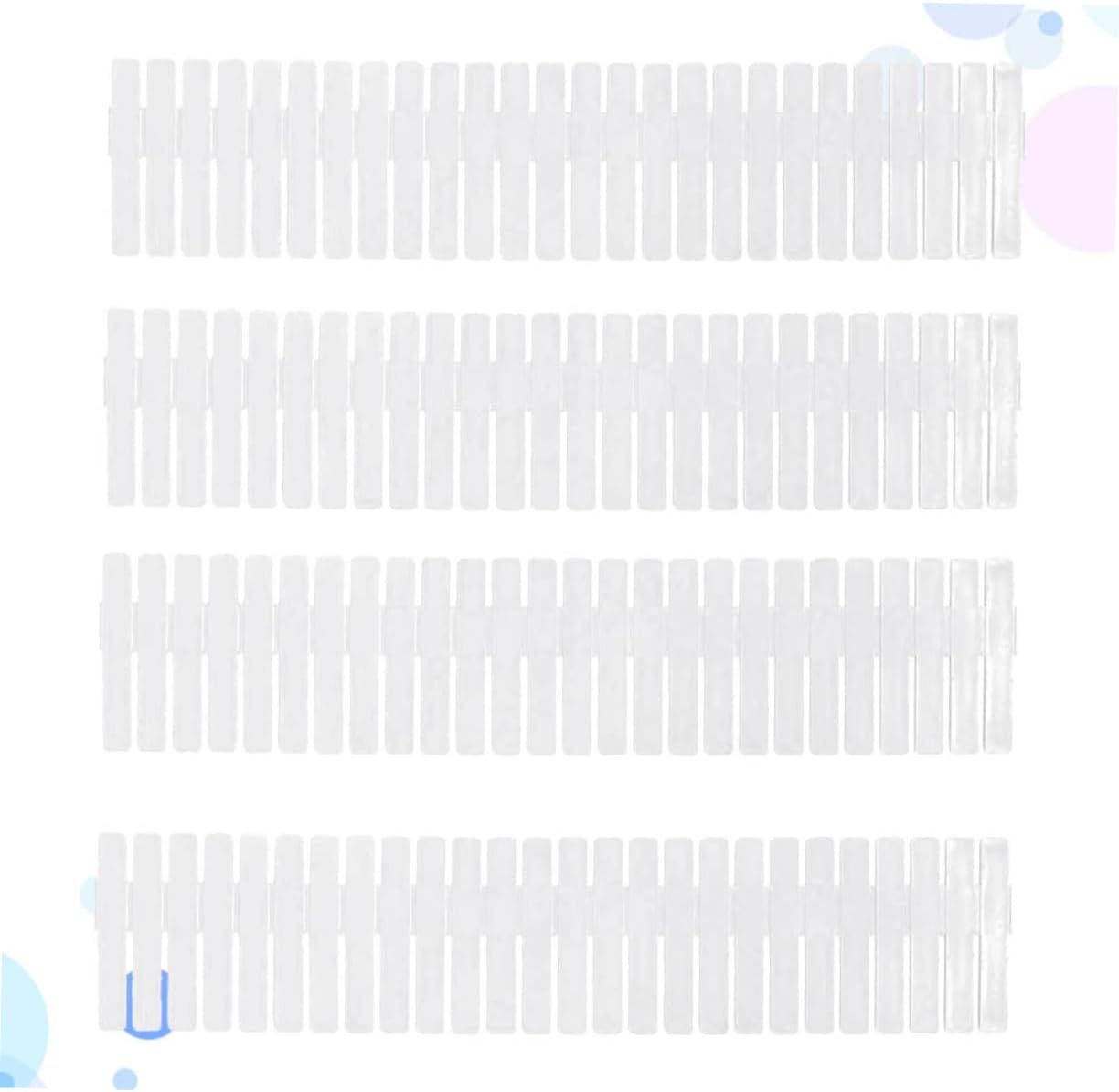 JOINPAYA 8Pcs Dividers for Storage Organize Closets Pp Material Easy to Cut Adjust for Home Random Color