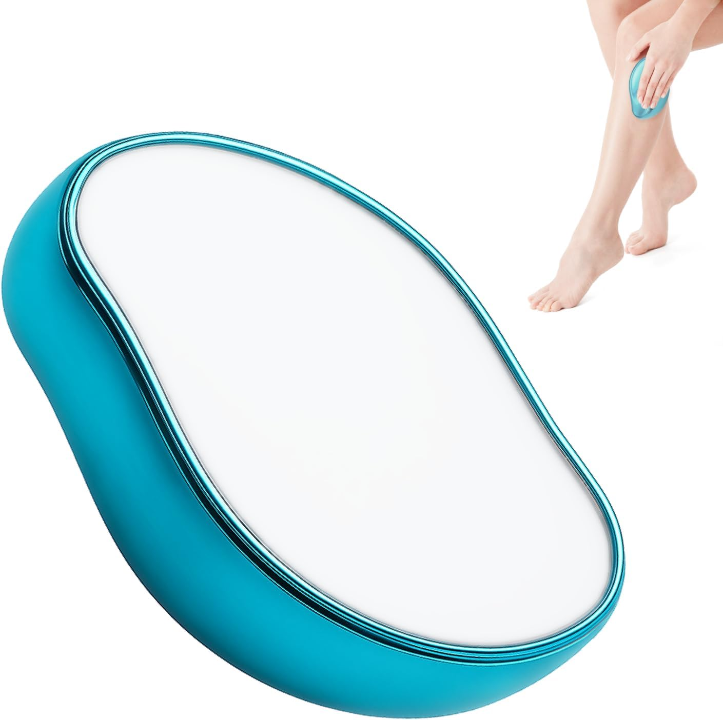 Crystal Hair Eraser for Painless Hair Removal Eco-Friendly, Reusable Hair Remover for Women and Men Portable and Effective Exfoliating Tool for Smooth Skin - Ideal for Travel and Home Use image number 1