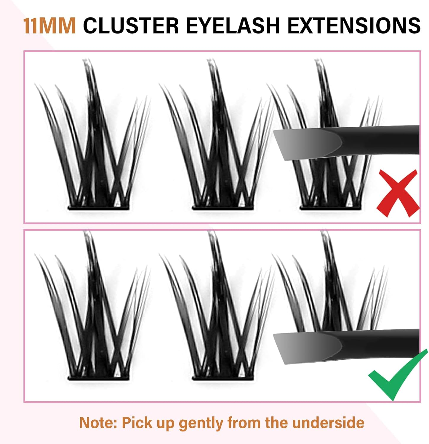 Boobeen Cluster Eyelash Extensions Natural, False Eyelash Lash Clusters, Curl Individual Fake Lashes Effortlessly Enhance Your Eye Makeup image number 1