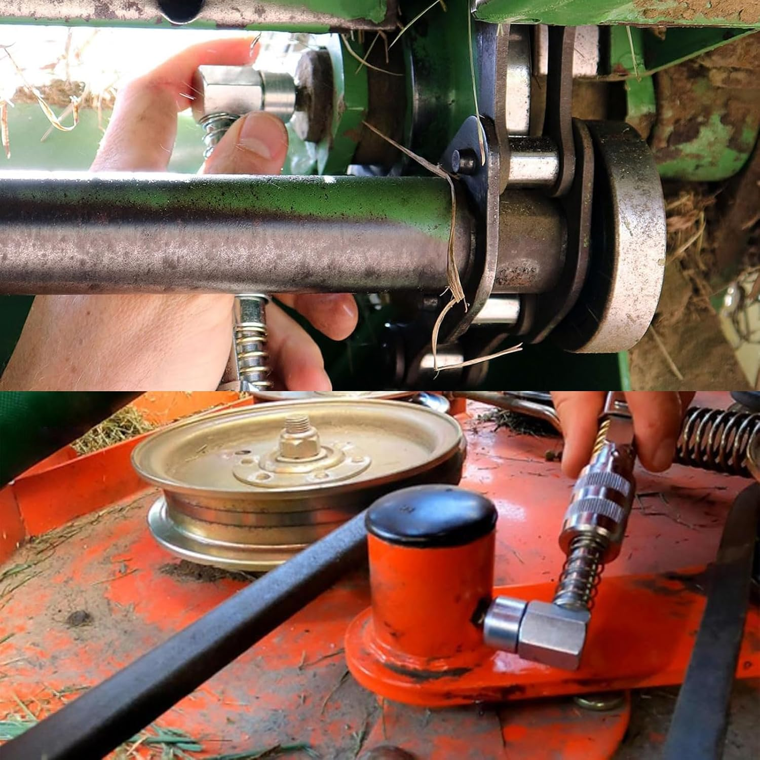 Grease Nozzle Grease, 90 Degree Grease Gun Coupler with Sleeve, Durable 3 Jaw Angle Grease Gun Accessory for Auto, Farm, and Truck image number 2