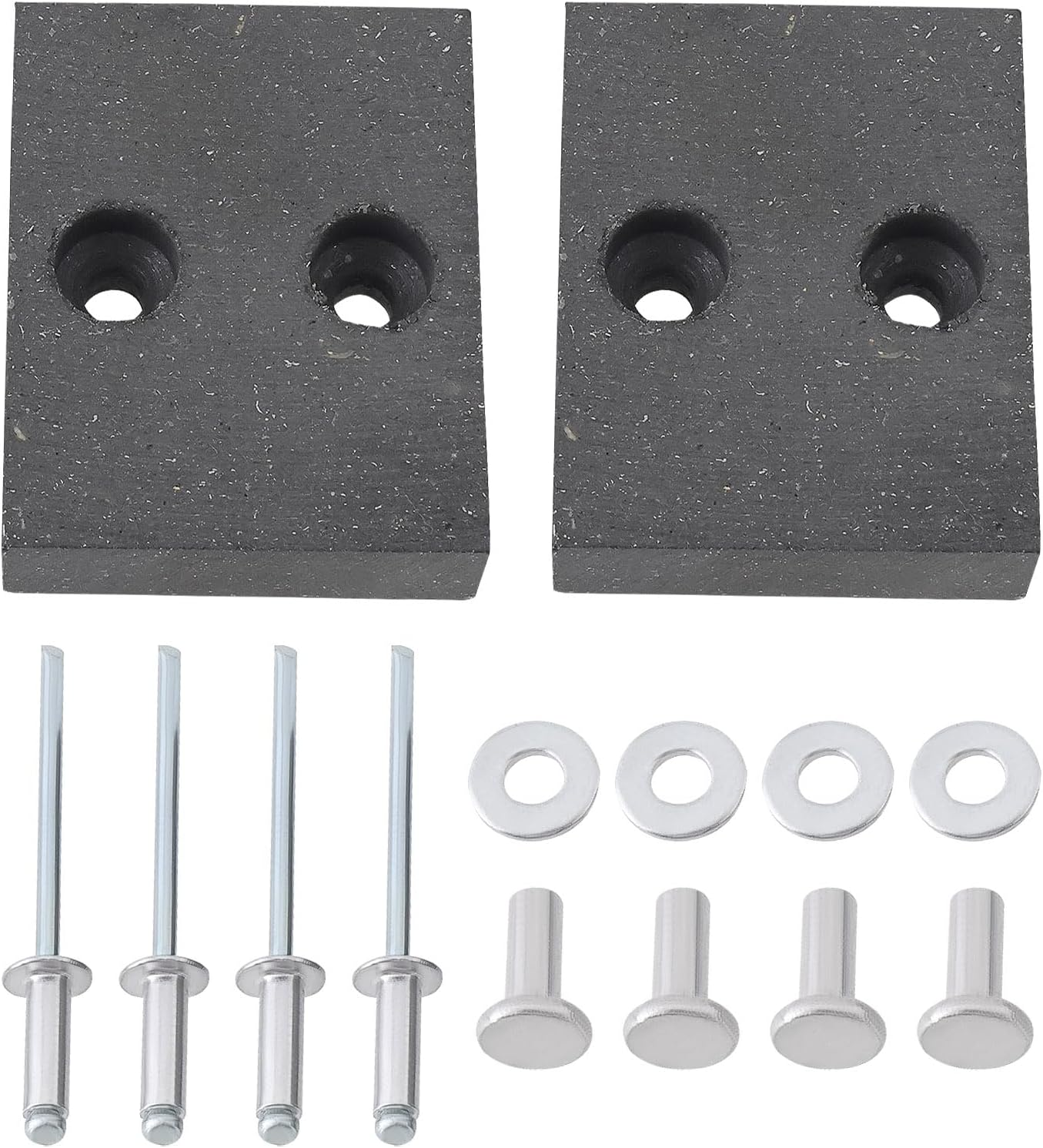 SG Store 2PCS Deck Brake Pad Replacement Part 761-05007 Compatible with MTD Cub Cadet Troy Bilt XT1-LT46, XT2-LX42, XT2-LX42 FAB, CC C 600 Models image number 2