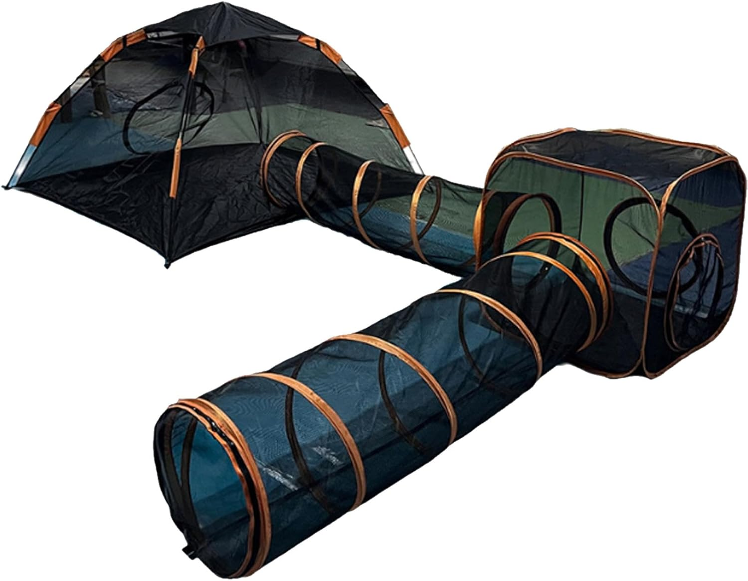 Outdoor Cat Enclosures with Cat Tunnel, Pop up Portable Playpen for Cats, Foldable Outdoor/Indoor Cat House - Rabbits Ferrets, Small Animals Pet Tent image number 5