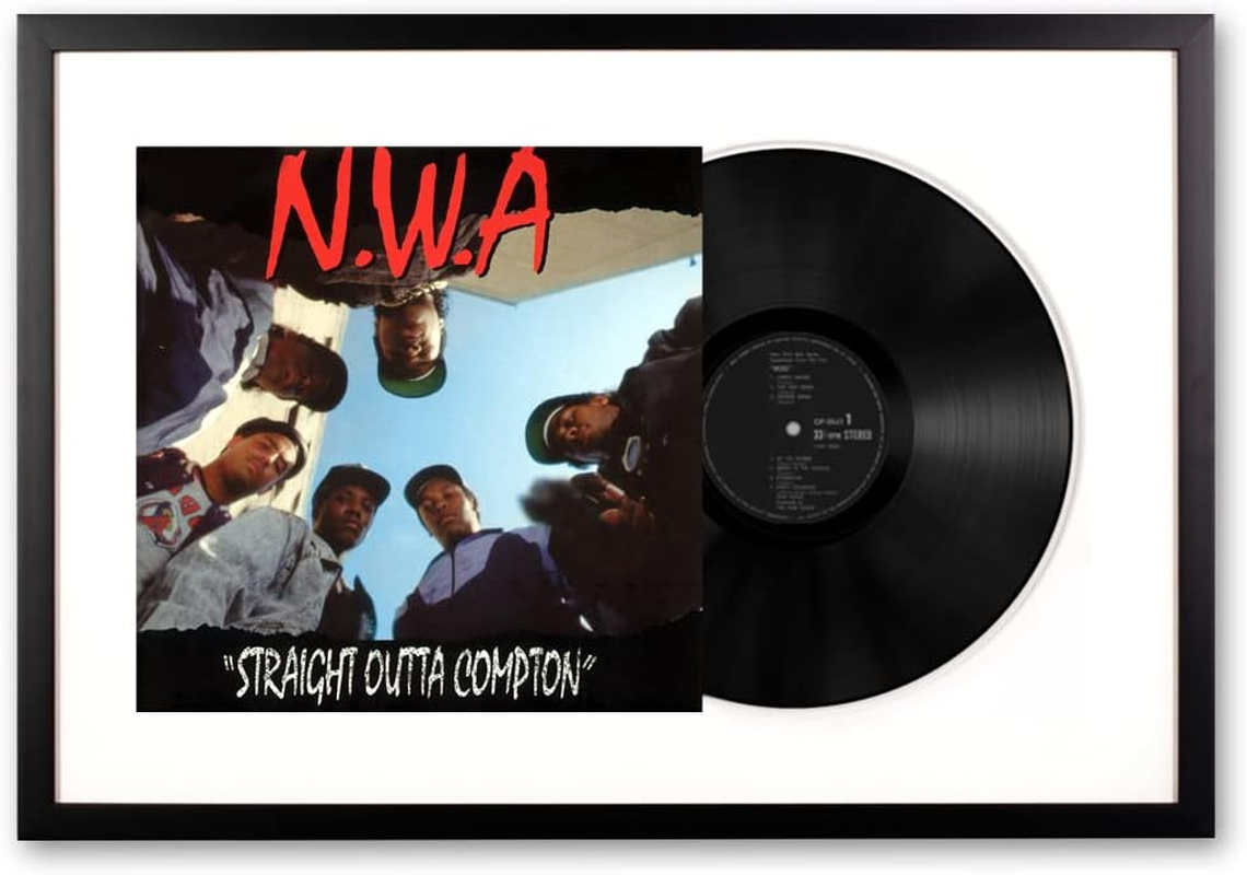 Vinyl Art N.W.A. Straight Outta Compton Memorabilia Framed image number 1
