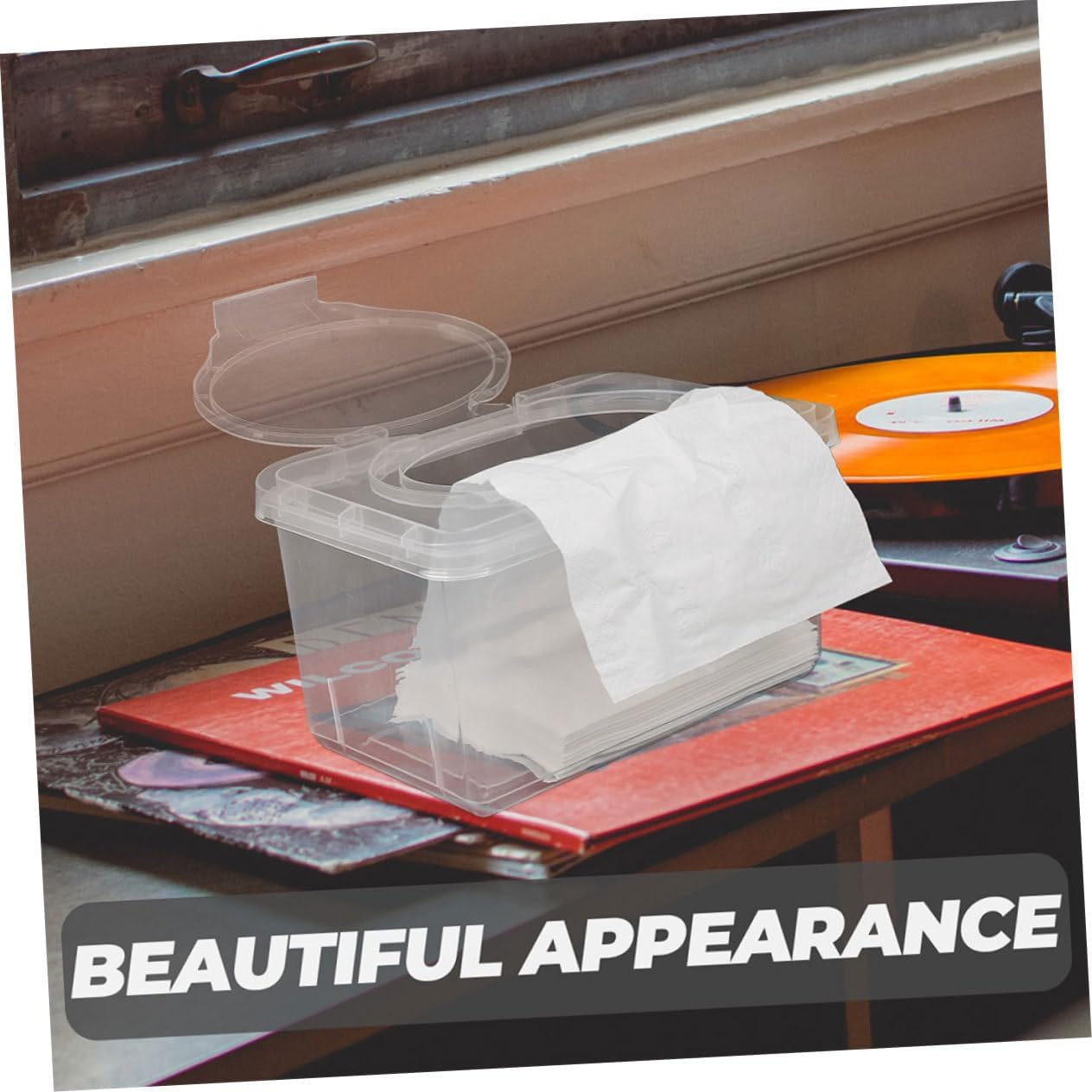 Wipe Dispenser for Bathroom Reusable Baby Wipe Container Storage Case Holder Baby Wet image number 2