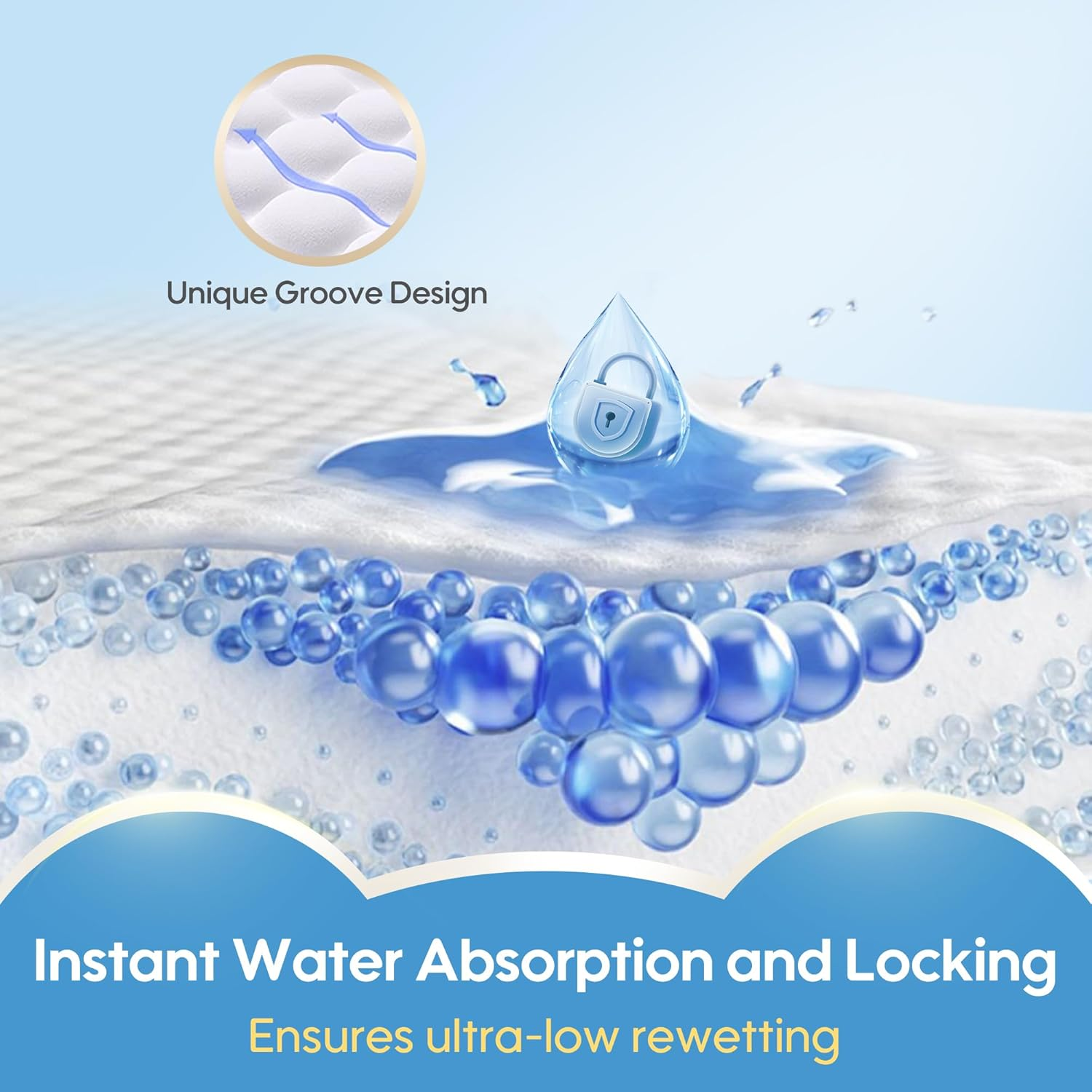 AIWIBI Royal Comfort Baby Nappy Pants, Size 6(15-24Kg), Count 72, Ultra Thin, Super Absorbent, 360&deg; Stretchy Waistband, Hypoallergenic Training Underwear