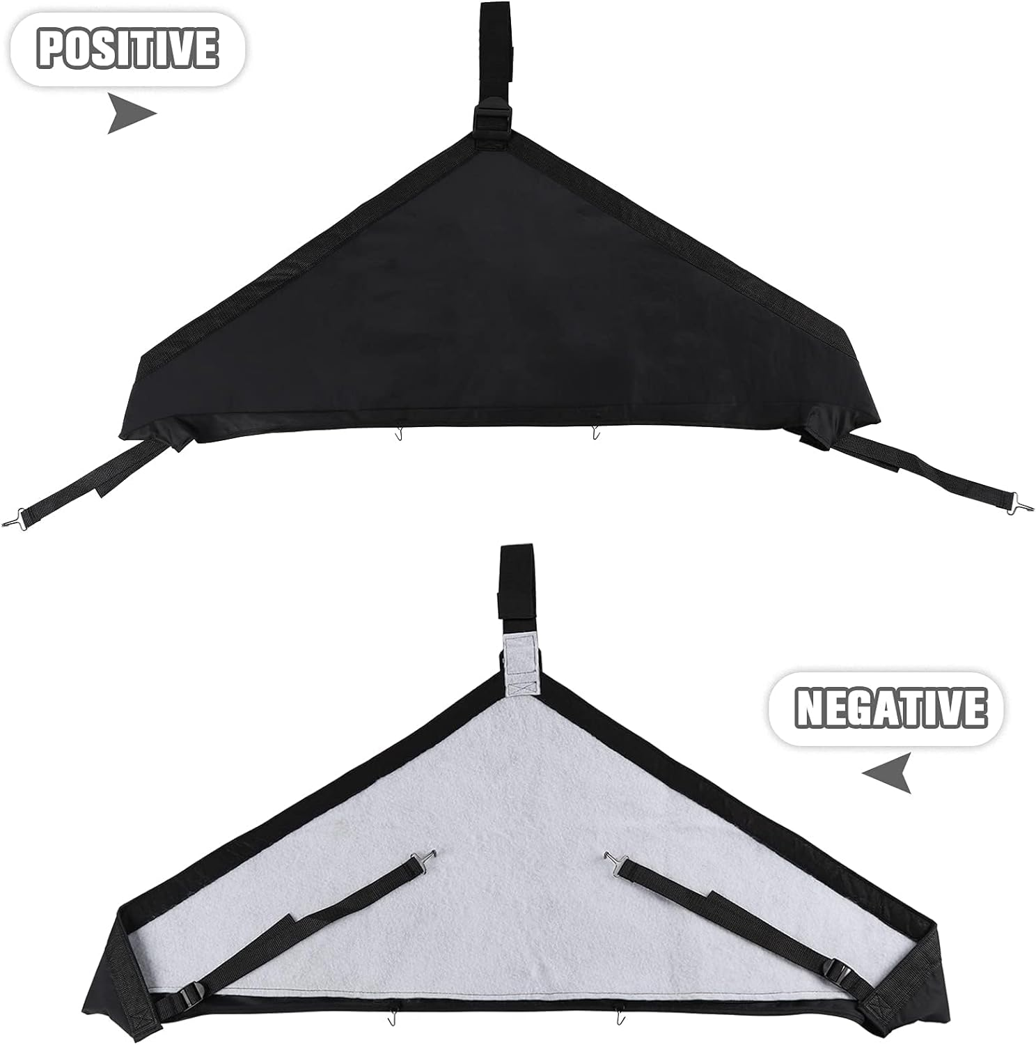 RT-TCZ for Wrangler JK Hood Bra Cover Protector for Jeep JK JKU 2007-2017 Exterior Accessories Plain Black - Black image number 4