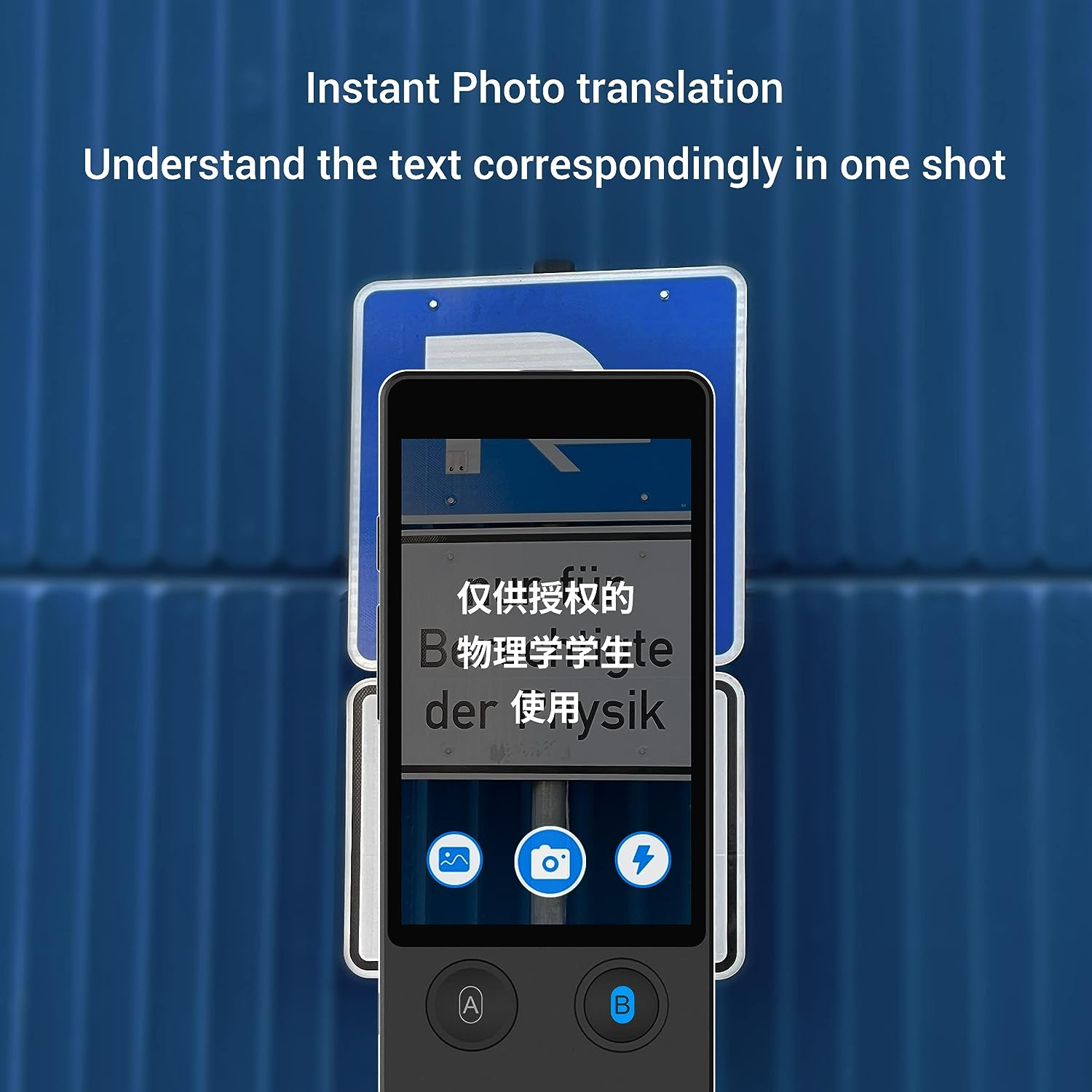 Offline Language Translator Device [Latest AI Voice Translator - W12] 144 Languages and Accents 97% Accuracy 0.5S Fast Response with 3.7 Inch Touchscreen Instant Two Way Translation image number 4