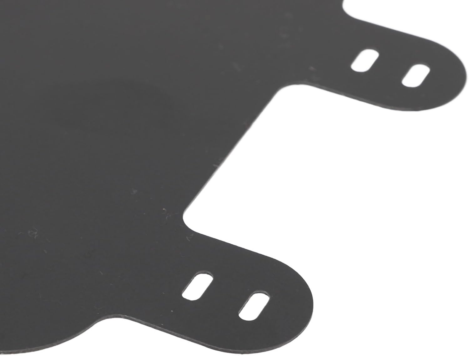 ABS Plastic Front Number Plate, Motorcycle Front Number Plate Matte Black Design, Easy Installation, Electric Bike Number Plate for Light Bee X image number 4