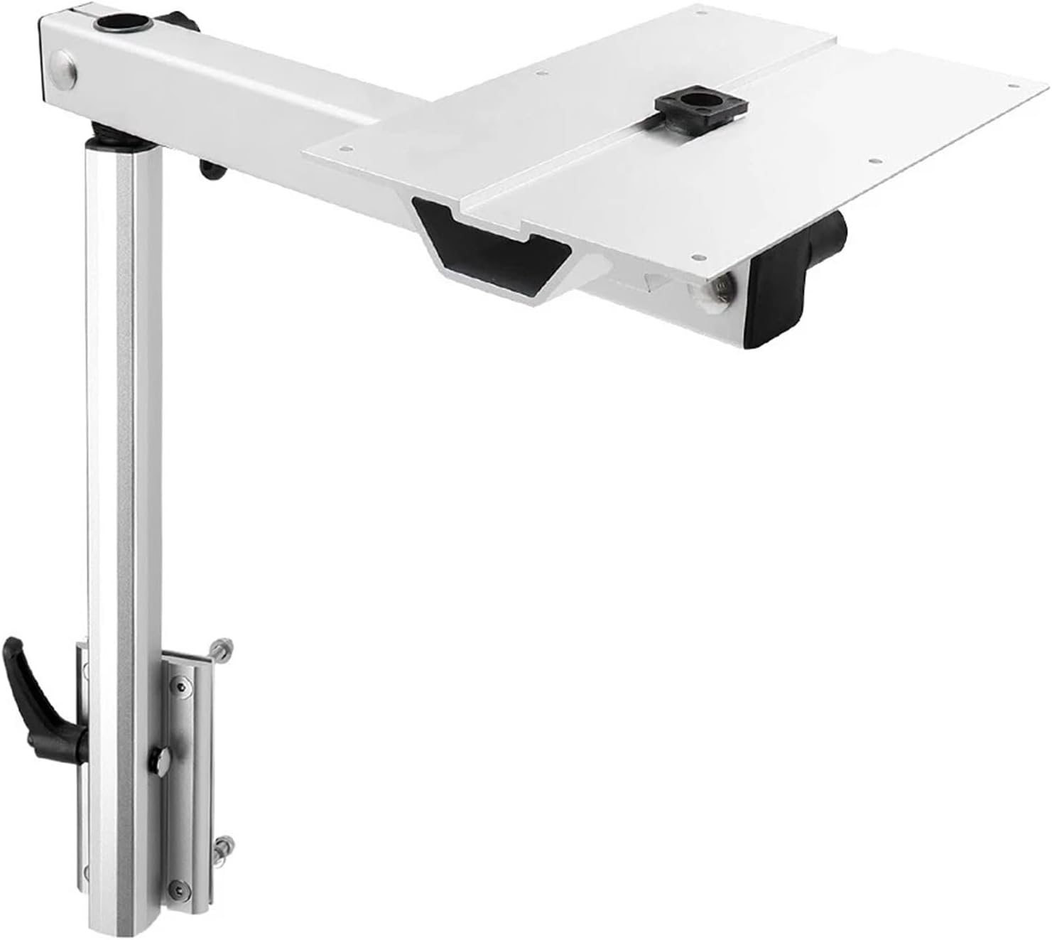 RV Table Leg,Rotatable Folding Height Adjustable Table Leg RV Accessories for Camper Van Camping,Caravan Yacht Workroom,Black