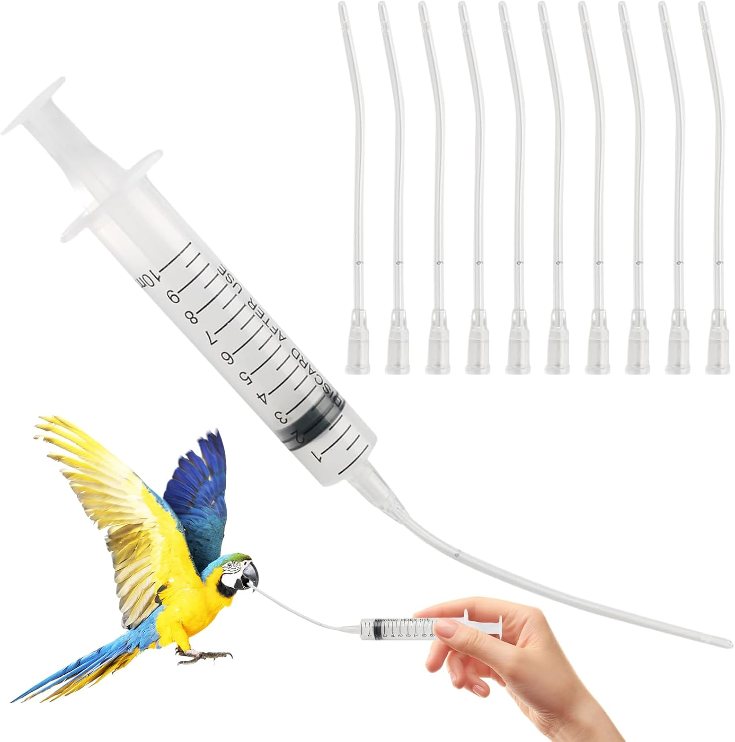 Pack of 10 Young Birds Feeding Tube image number 6