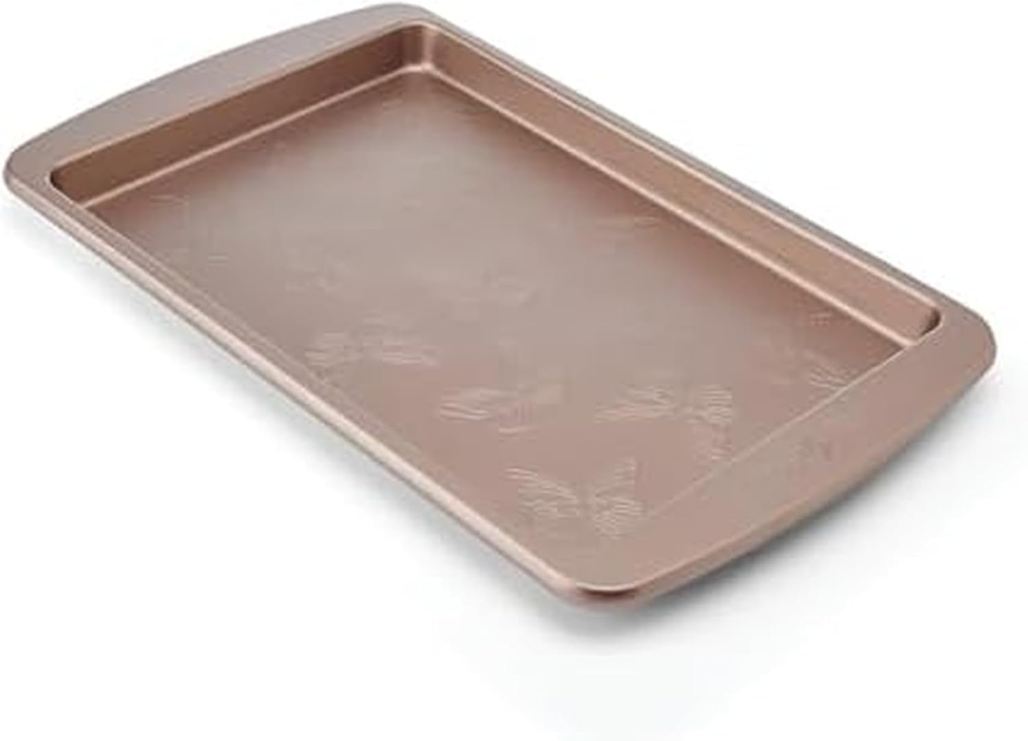 Dolly Parton Butterfly Stamp Small Baking Sheet &ndash; Carbon Steel Nonstick Bakeware with Textured Butterfly Design, Durable Rolled Rim, Oven Safe to 450F, Perfect for Cookies, Pastries and Pizza image number 5