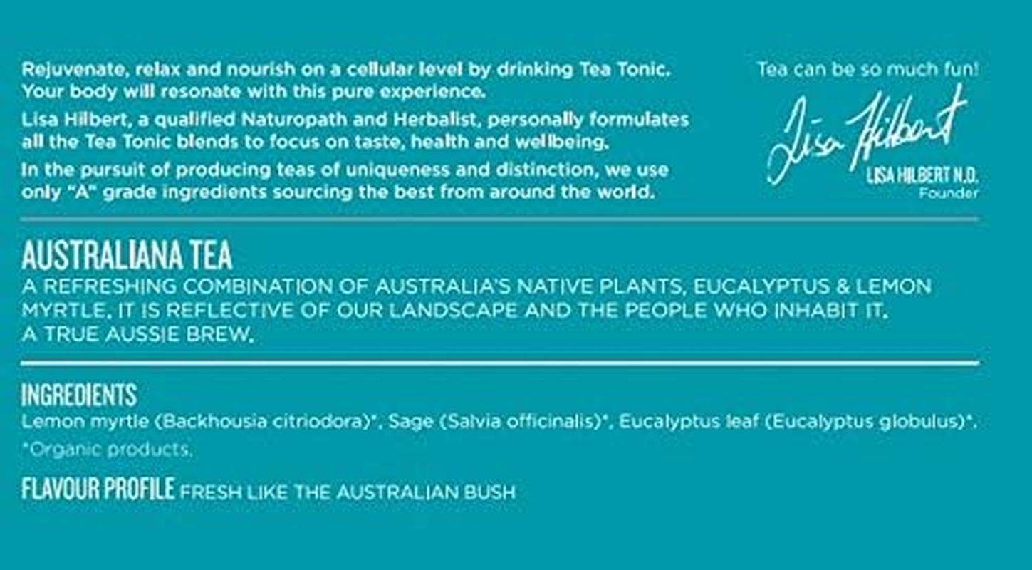 Australiana Tea Loose Leaf Caddy Tin image number 2