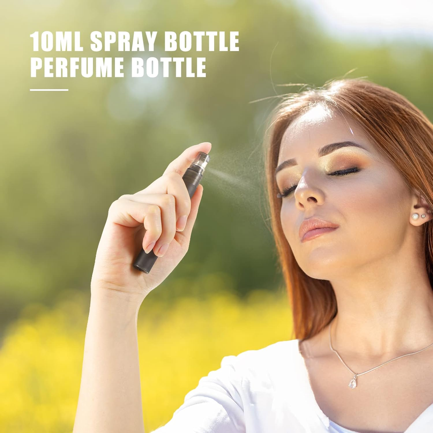 Remerry 10 Ml Perfume Spray Bottles Plastic Travel Refillable Mini Bottles for Women Small Fine Mist Sprayers Portable Frosted Perfume Sprayers Empty Atomizer for Essential Oil (100 Pcs) image number 6