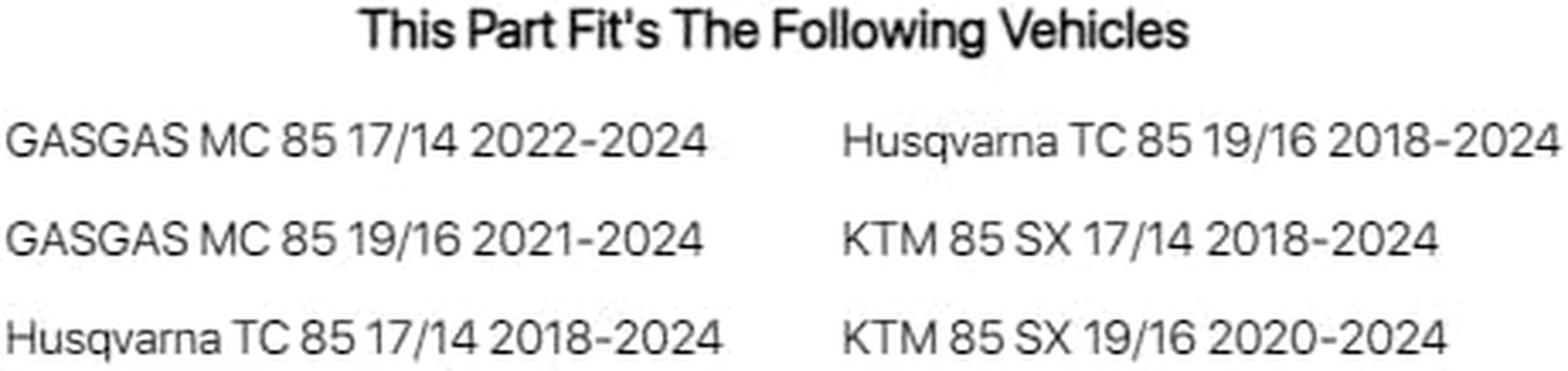 Tusk Deck and Timing Tool Compatible with KTM 85 SX 17/14 2018-2025