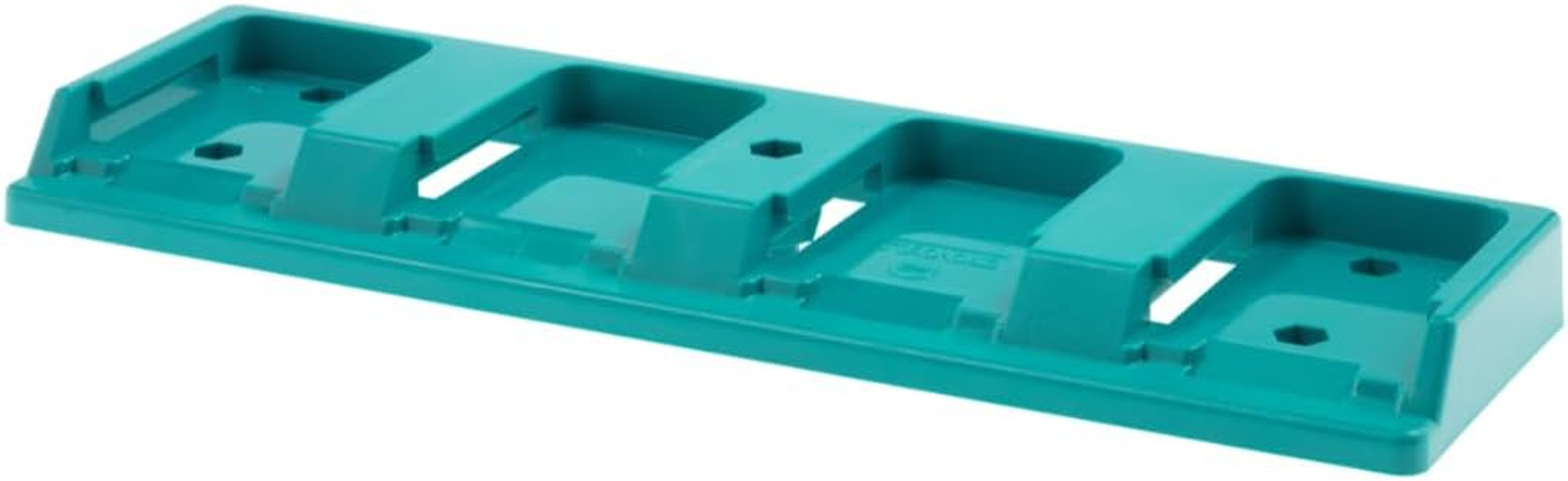 Makita 40V XGT Battery Holder by 48 Tools &ndash; Durable Wall Mount Storage, Secure Clip, Holds 4 Batteries, Ideal for Workshop & DIY Tool Organization image number 3