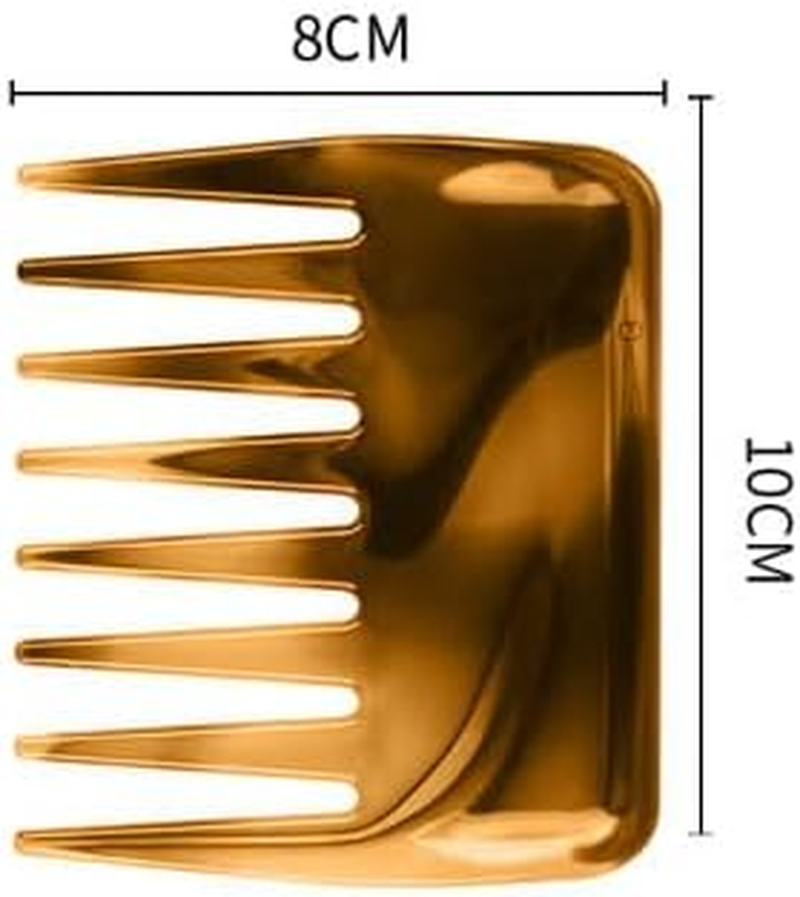 2 Pcs Mini Wide Tooth Comb, Portable Detangling Combs Travel Comb Large Tooth Comb for Women Men Hick Hair Wet & Dry (Amber, One Size) image number 4