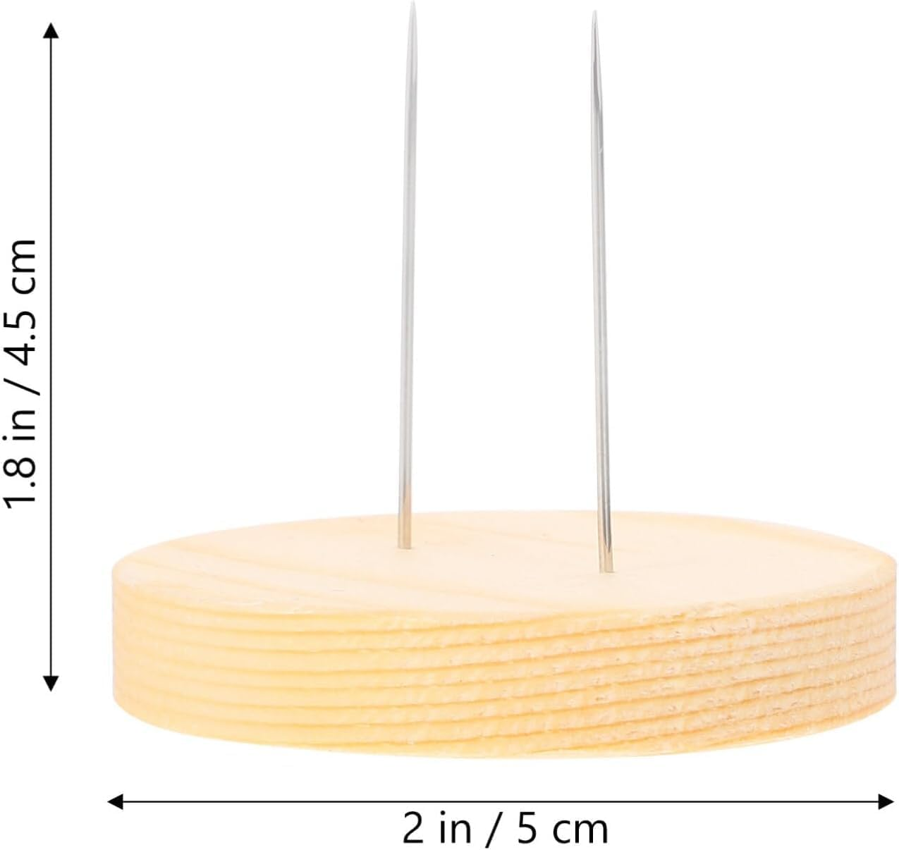 6Pcs Doll Stand Felting Doll Display Holder with Wooden Base Crochet Doll Stand Needle Display Rack Double Steel Needle Rag Doll Holder for Doll Accessories Support Bracket/53 image number 2