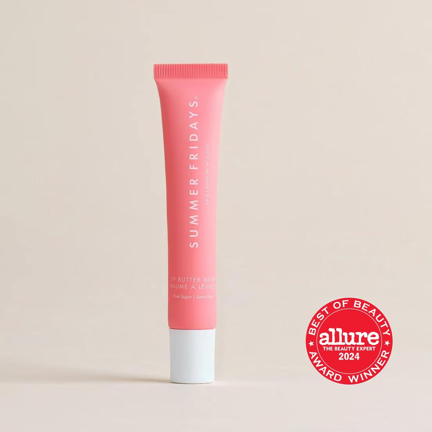 Summer Fridays Lip Butter Balm - Conditioning Lip Mask and Lip Balm for Instant Moisture, Shine and Hydration - Sheer-Tinted, Soothing Lip Care - Pink Sugar (.5 Oz) - Birthday Cake image number 4