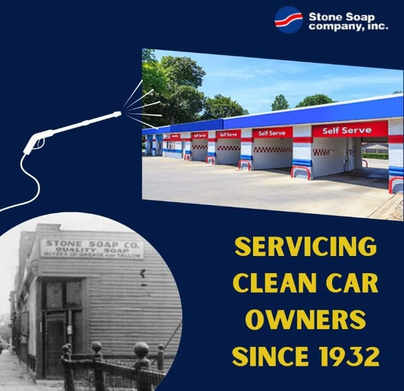 Stone Soap RAINBOW Foaming Brush Shampoo for Self-Service Foaming Brush Application, 2.5 Gallon Two Pack, (5 Gallon Total) image number 1