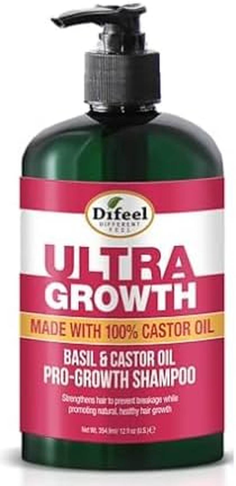 Ultra Growth Basil & Castor Oil Pro Growth Shampoo 350Ml