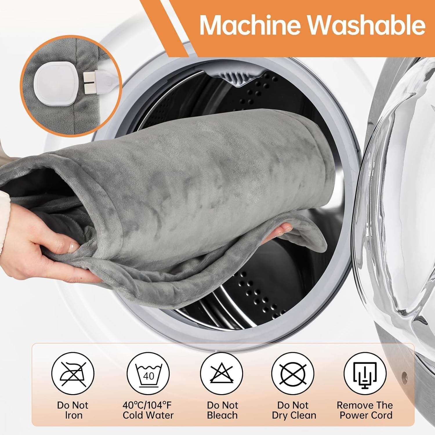 AERLANG Heating Pad, Extra-Large Back, Neck and Shoulder Heating Pad, Fast Heating, Mothers Day & Birthday Gifts for Mom Dad Women Men, 5 Temperatures 4 Timing Auto Shut image number 2