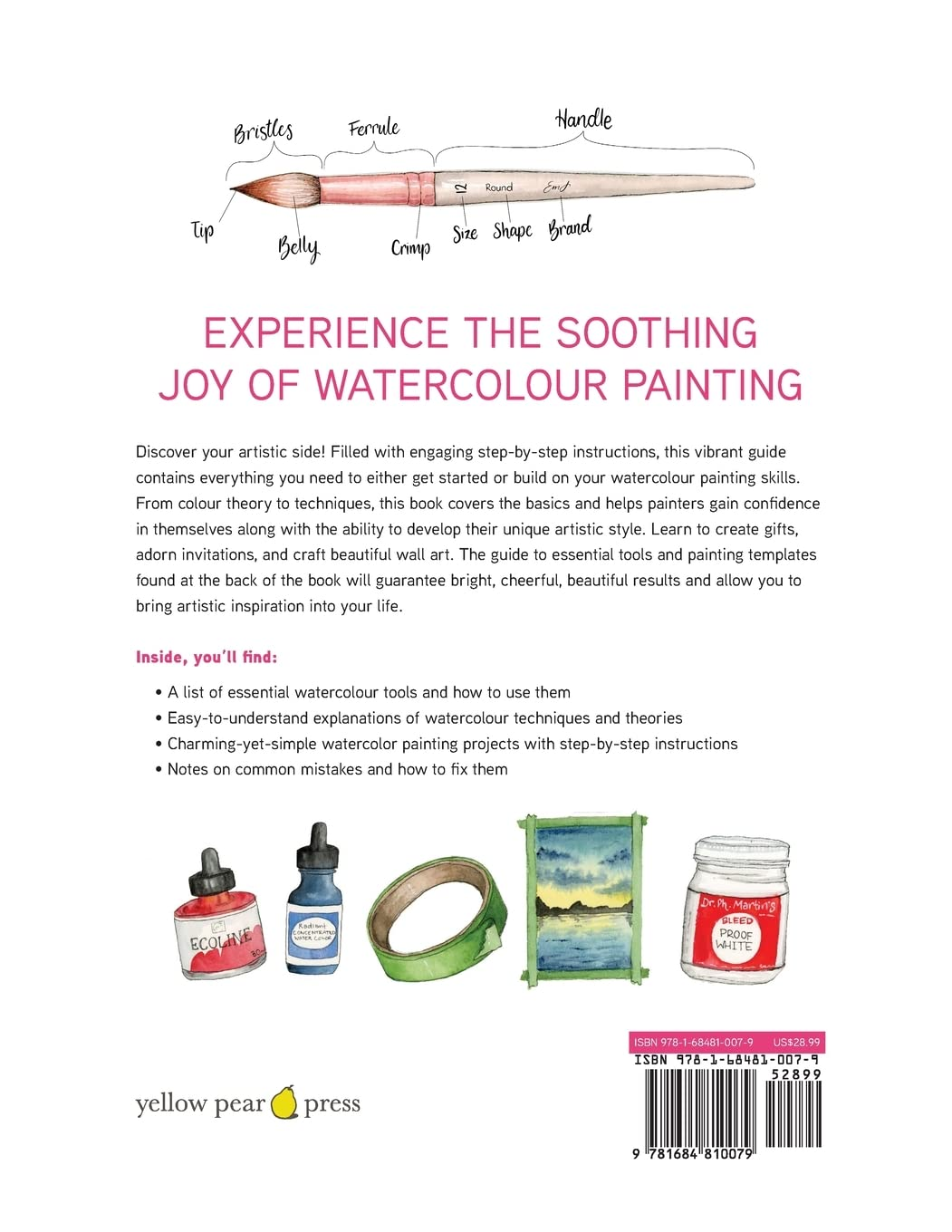 Watercolour Lessons: How to Paint and Unwind in 20 Tutorials (How to Paint with Watercolours for Beginners) image number 5