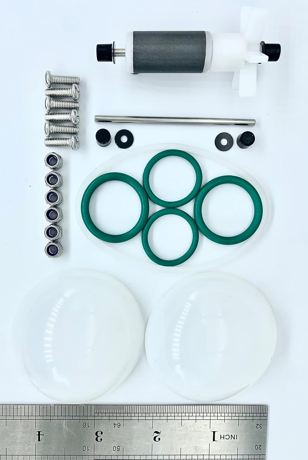 Bamkyait P4071 58113 Replace Bestway Lay-Z-Spa Saluspa Coleman Hot Tub Water Pump Seal Rebuild Kit with Impeller & Shafts