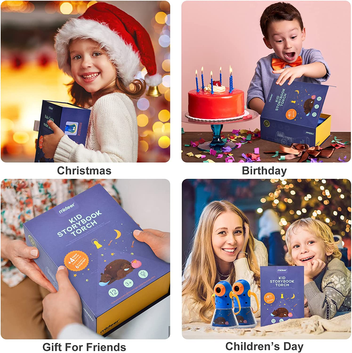 Mideer Light Projector Storybook with 12Pcs Story Reels for Age 3-5 image number 6