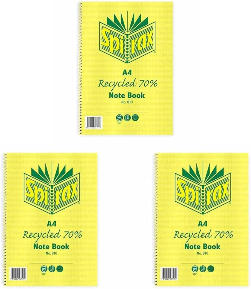 Spirax 810 Recycled Notebook A4 120 Page image number 2