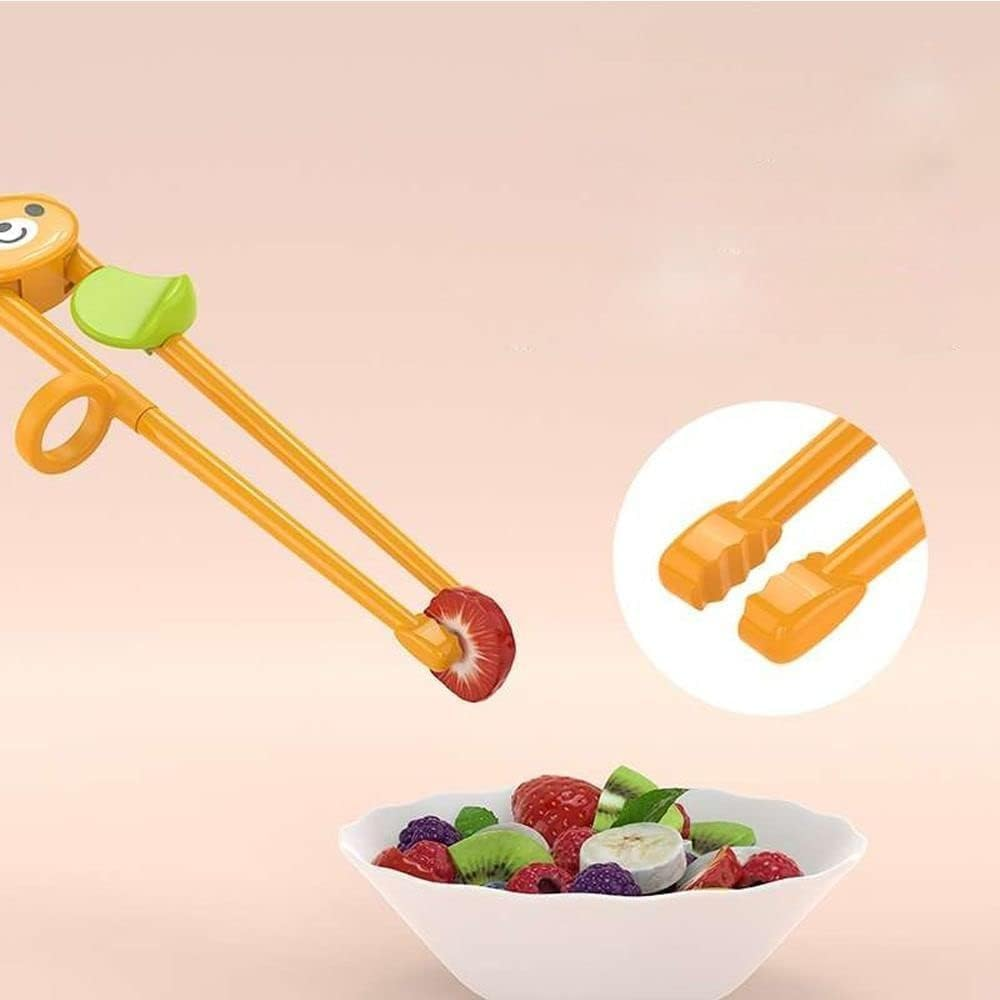 1 Pcs Cartoon Panda Animal Chopsticks Practice Helper, Reusable Eating Training Tools, Cute Tableware Learn Tools Kitchen Utensils and Gadgets Dining and Entertaining (One Size) image number 3
