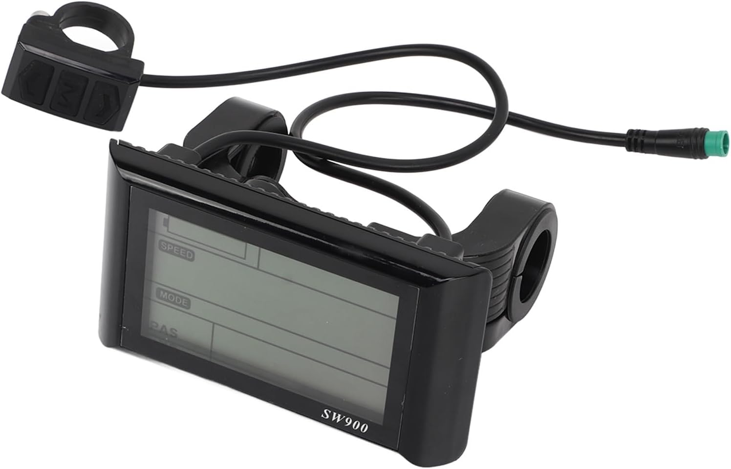 Ebike LCD Display, 24V 36V 48V 60V 5 Pin Waterproof E Scooter SW900 LCD Panel Screen for 22.5Mm Handlebar Electric Bikes, Replacement Electric Bike LCD Display Meter image number 1