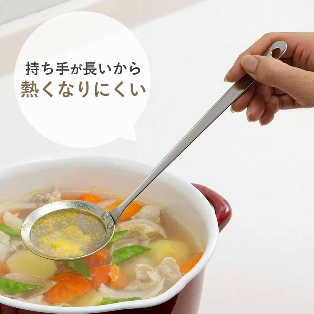 Shimomura Kihan 27538 Tsubamesanjo Meijin Ladle, Made in Japan, Stainless Steel, Dishwasher Safe, Long Handle, 10.0 Inches (25.5 Cm), Itamae-San image number 6