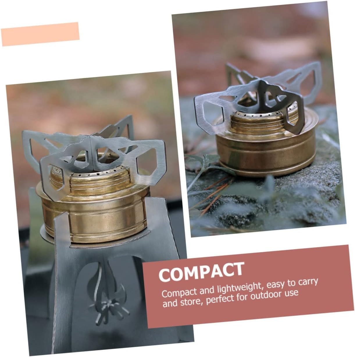 Alcohol-Stove Holder Camping Stove Stand Sturdy Furnace End Holder Outdoor Cooking Gear image number 6