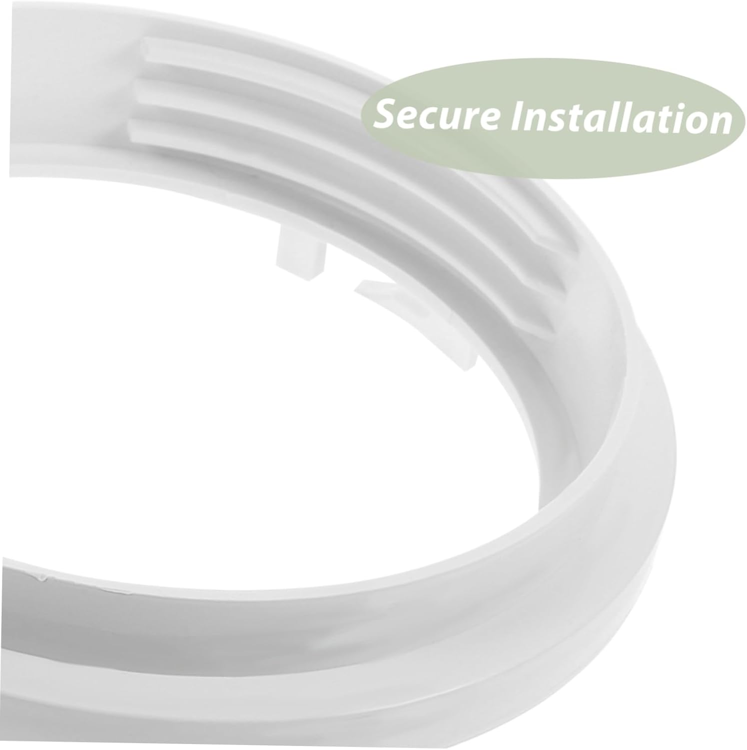 OSALADI Air Conditioner Exhaust Hose Connector Tube Adapter Coupler PVC White Portable AC Hose Connector image number 5