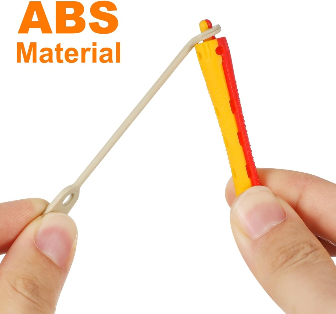 Housoutil Pack of 24 Perm Curlers with Elastic Rubber Band, Plastic Curling Irons for Women, Hairdresser Styling Tool for Retro Waves at Home and Salon image number 4