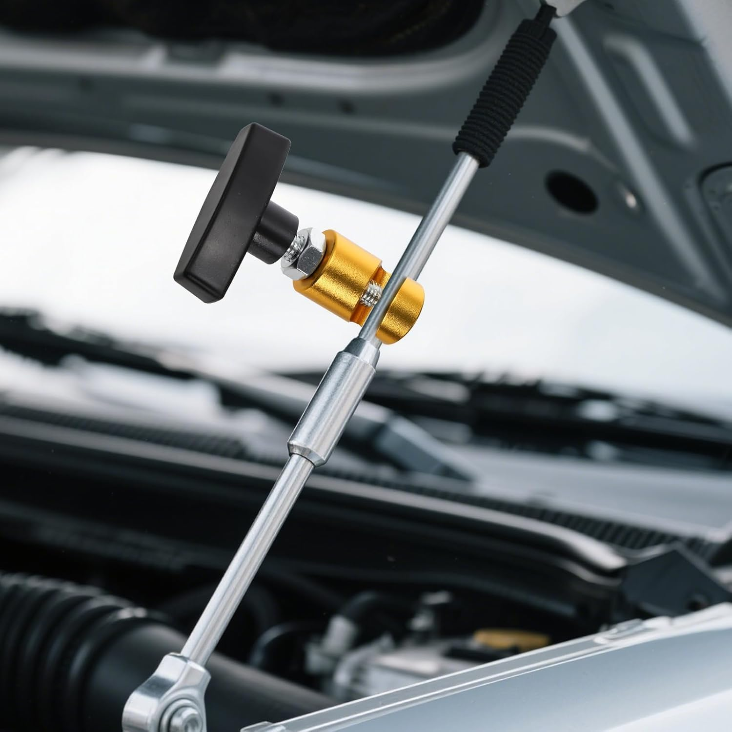 WADY 4 Pack Hood Strut Clamp, Metal Lift Support Clamp for Car Hoods & Tailgates, Multi-Purpose Vehicle Hood Strut Clamps Fits up to 3/8" (10Mm) Diameter, Trunk & Engine Fixing Tool (Multicolor) image number 3