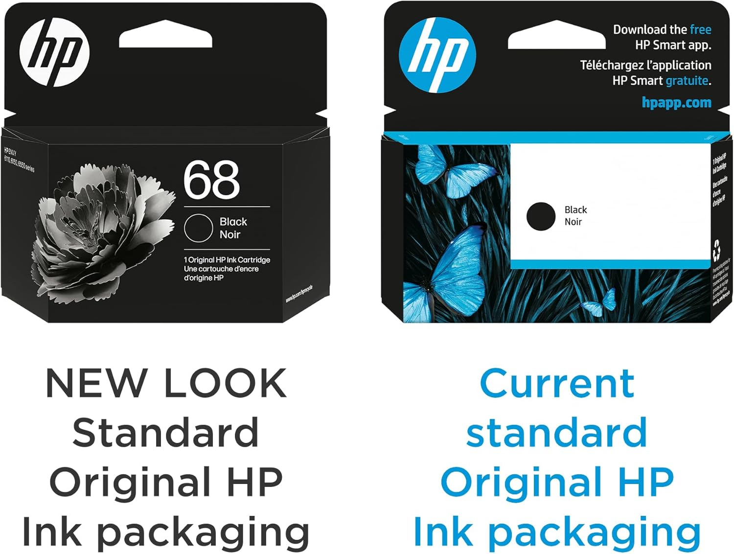 HP 68 Black Ink Cartridge | Works Envy 6100E, 6500E Series | Eligible for Instant Ink | 7FP21TN image number 4
