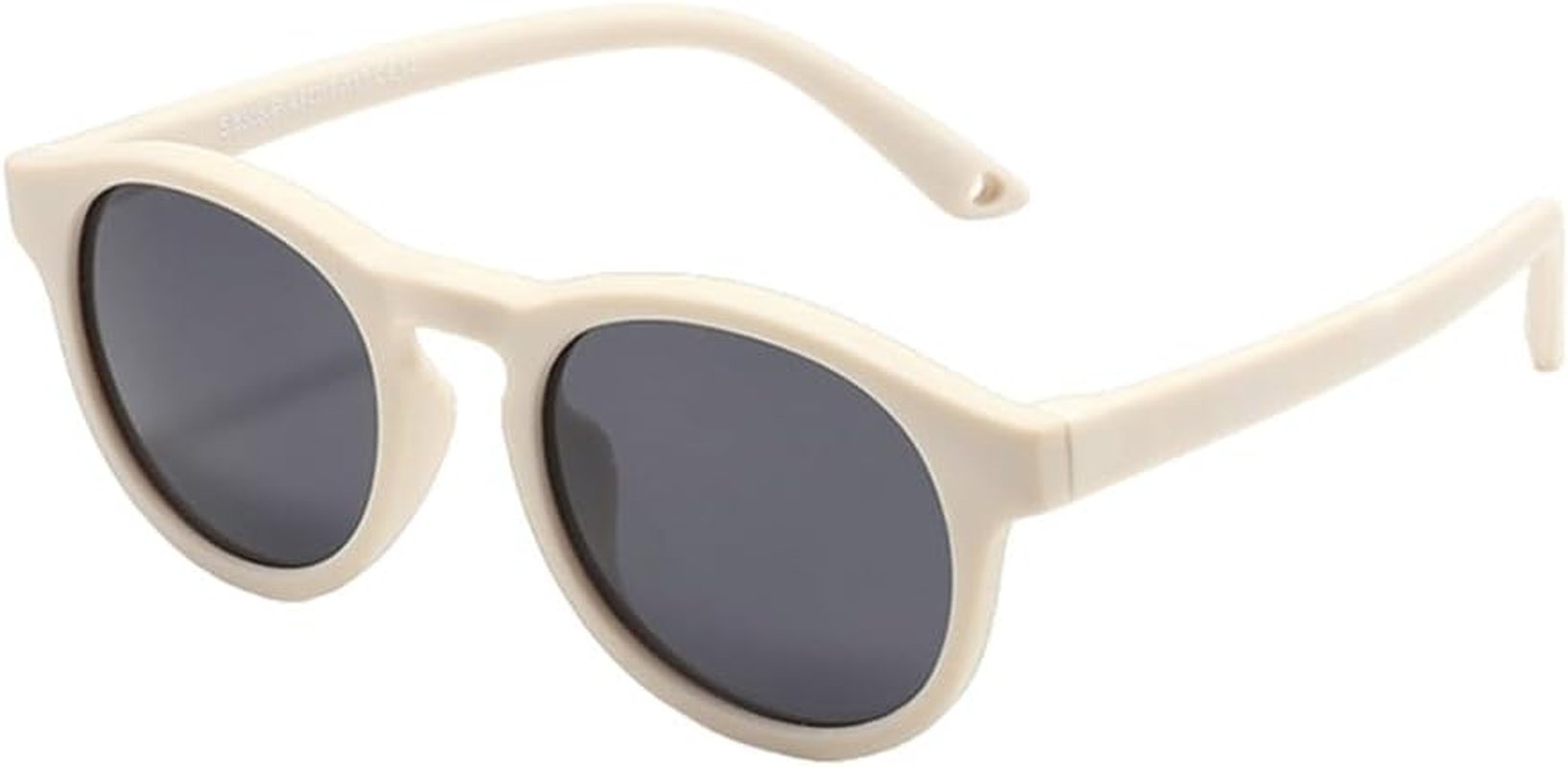 Fashion Baby'S First Sunglasses with Strap round Flexible UV400 One Piece Size Infant Sunglasses for Ages 0-3 Years