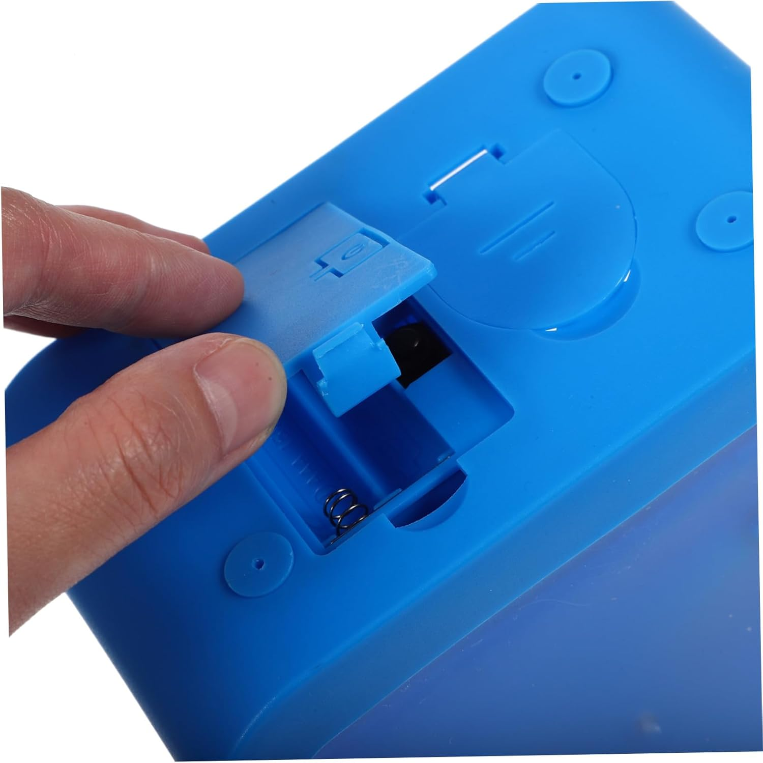 Milisten Mini Plastic Fish Battle Box with Light, Detachable Small Aquarium Breeding Isolation Tank, Blue Desktop Ecological Landscape Fish Tank for Aquatic Pets image number 6