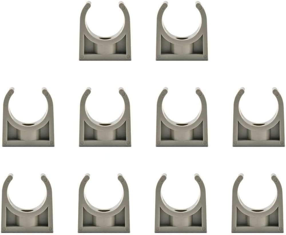 10Pcs 40Mm DN32 PPR U Type Pipe Clamps, Hose Hanger Support Water Pipe Fixed Clips Duct Fittings image number 4